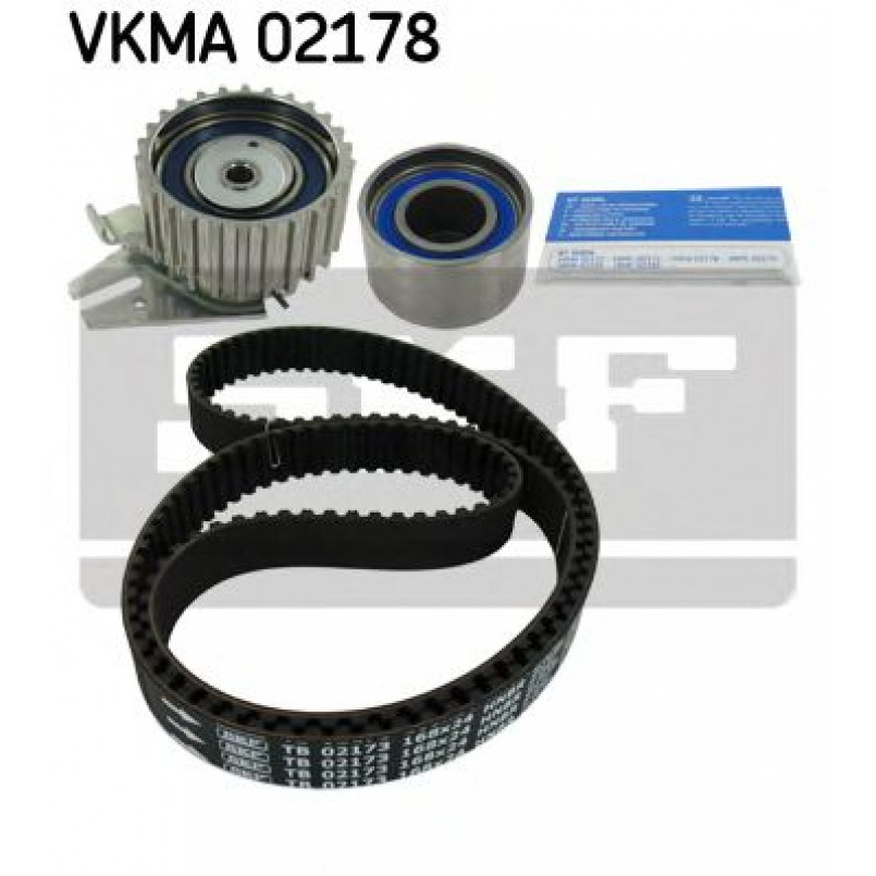 VKMA 02178 SKF Комплект (ремінь+ролики)